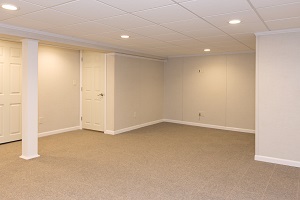 A complete finished basement system in a [[custom_tbf_major_city_1]] home