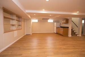 Basement finishing flooring in Middletown & nearby