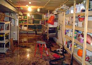 Before Basement Waterproofing in New City